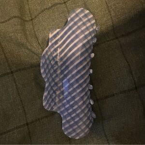 CHUNKS Large Nimbus Hair Claw Clip in Blue Lattice